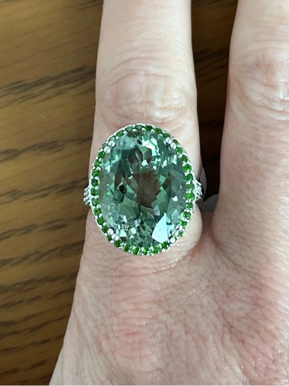 N/A striking prasiolite